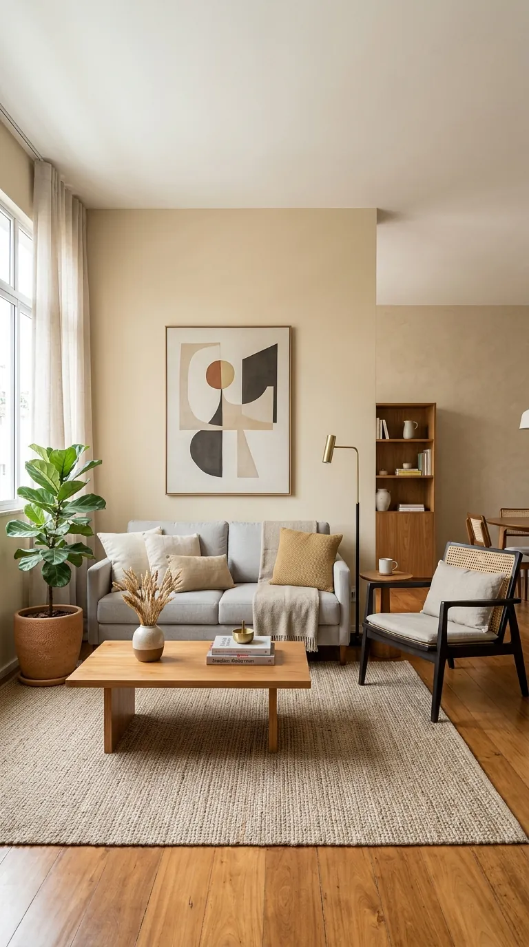Como Fica a Cor Palha da Suvinil na Parede? Sala, Quarto e Fachada